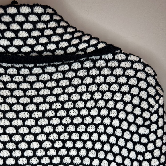 MCollection women’s black and white button up sweater - Picture 5 of 5